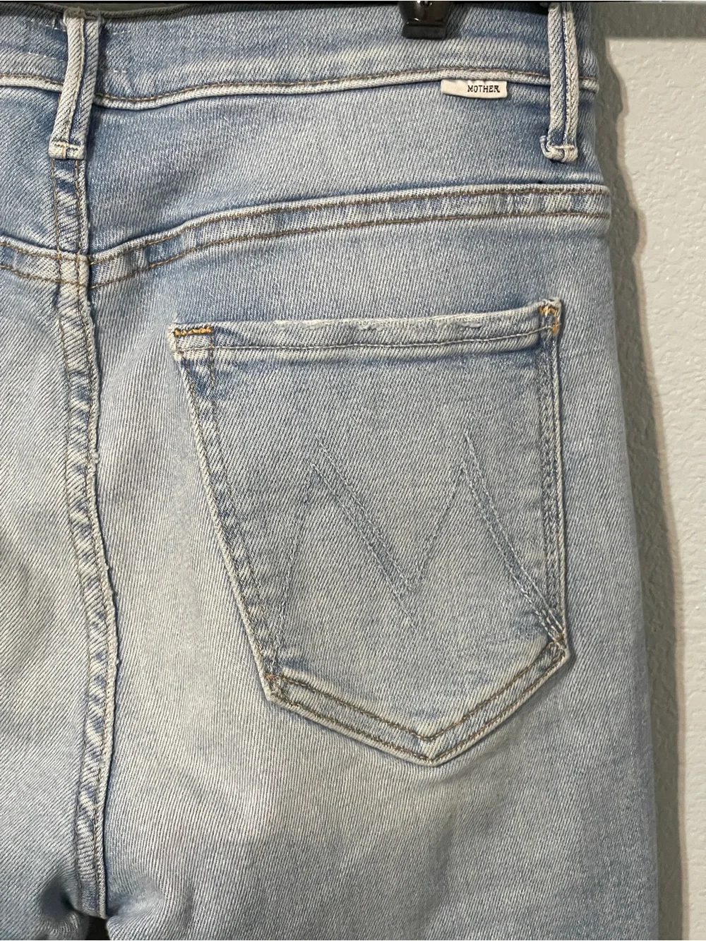 MOTHER Jeans The Insider Crop Step Fray Straight Leg Mid Rise Casual Size 29 - Picture 14 of 14